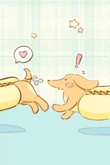 Lovely Dachshund Dog Poster och Canvastavla