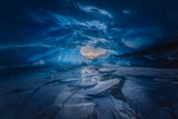 The Heart of Ice Cave Poster och Canvastavla