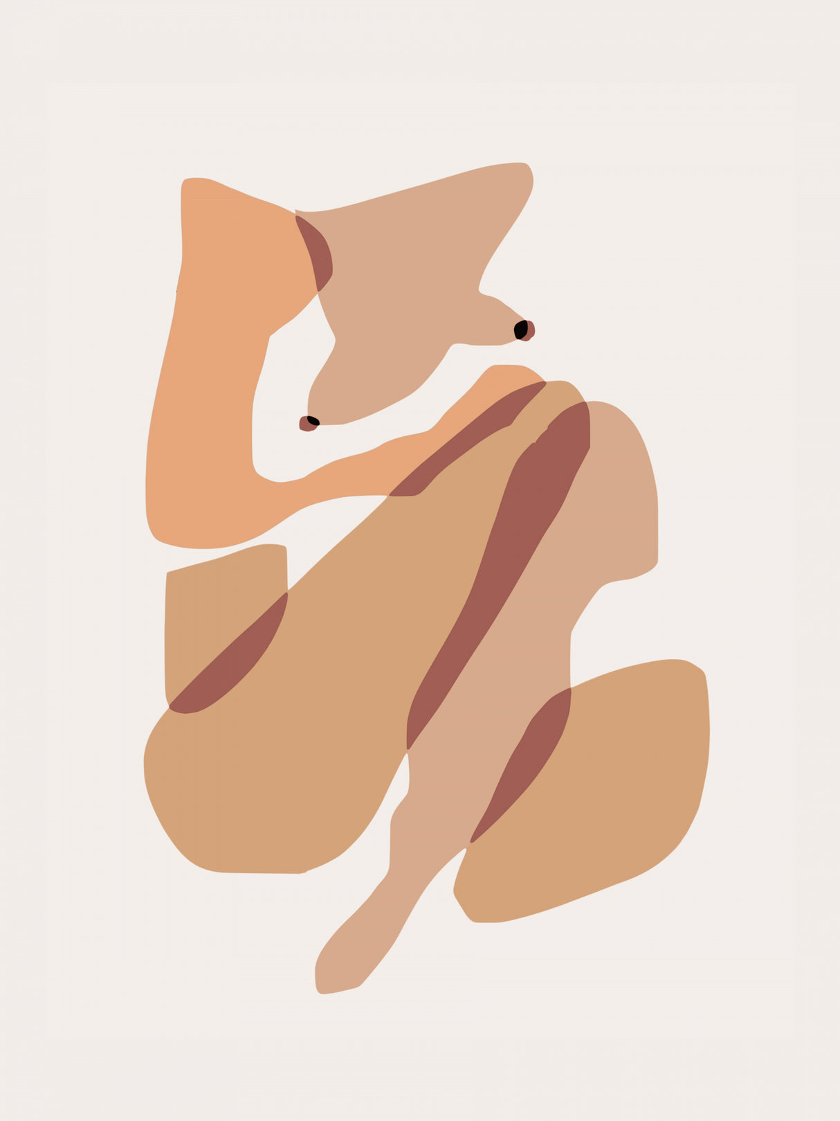 Mosaic Torso Poster och Canvastavla