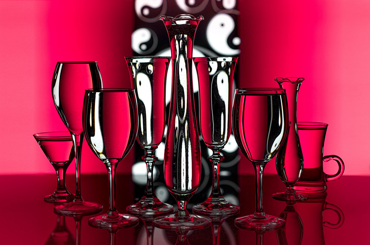 Reflection of Yin-yang Patterns Poster och Canvastavla