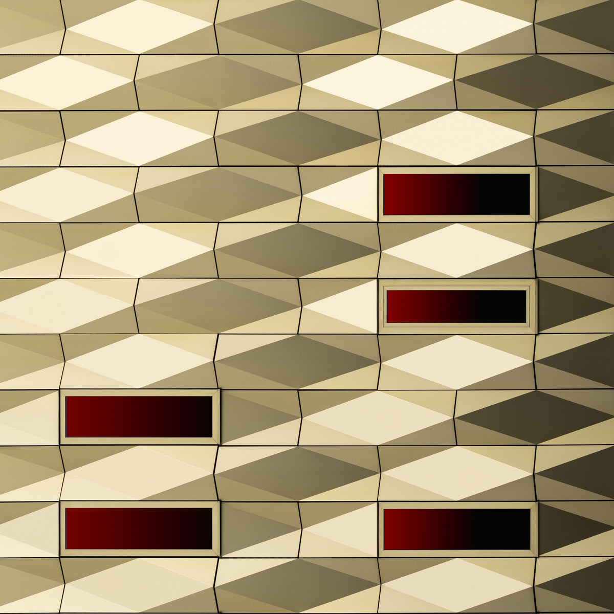 Golden abstraction Poster och Canvastavla