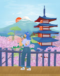 Japan Poster och Canvastavla