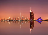 Night color of Dubai Poster och Canvastavla