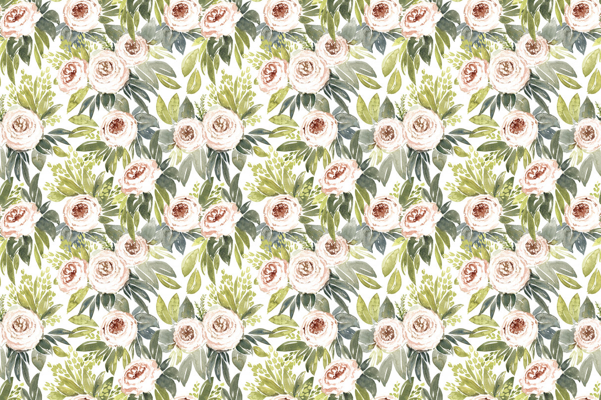 Ananada watercolor botanical pattern Poster och Canvastavla