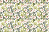 Ananada watercolor botanical pattern Poster och Canvastavla