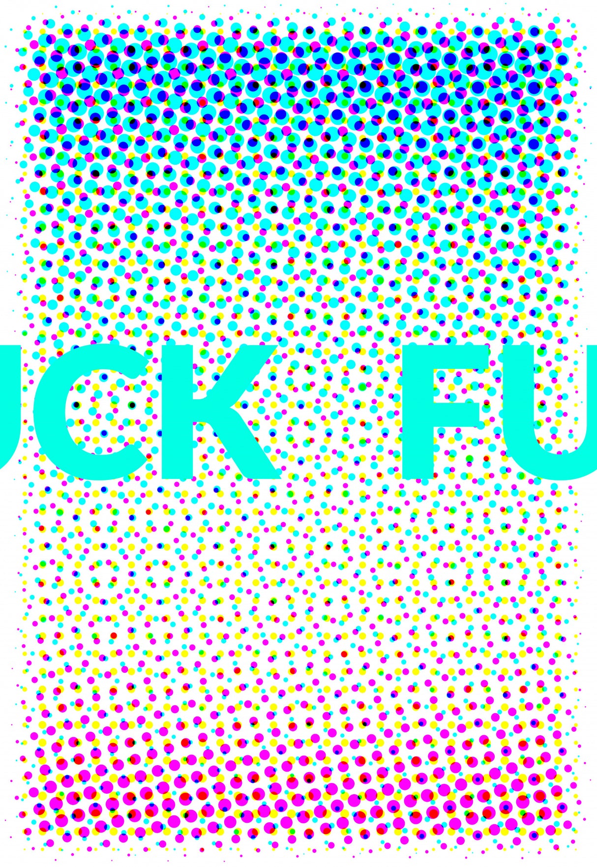 Fuck Poster och Canvastavla