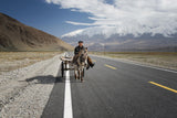 By donkey on the Karakorum Highway Poster och Canvastavla