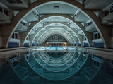 swimming @night Poster och Canvastavla