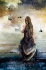 ‘…time stand still as I gaze in her waters…’ Poster och Canvastavla