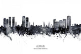 Ajman Skyline Poster och Canvastavla