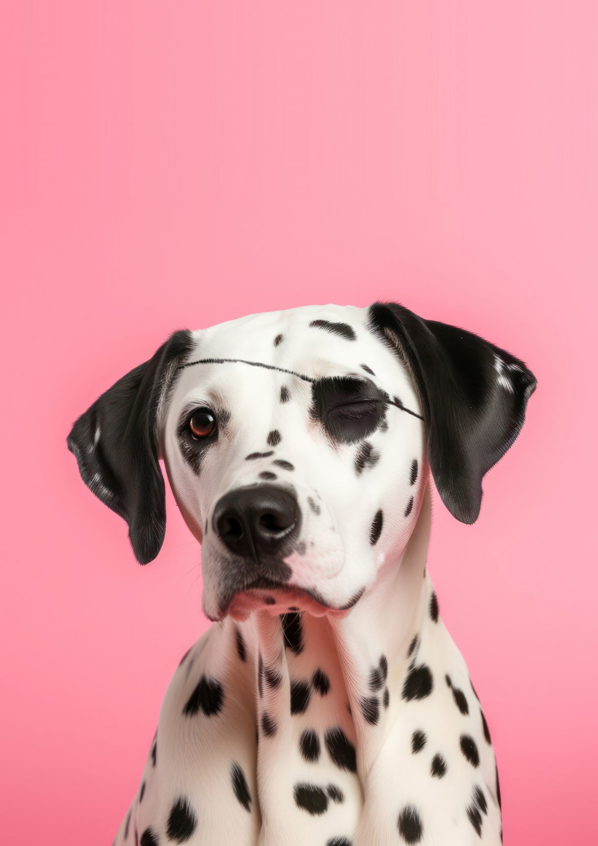 Pirate Dog Poster och Canvastavla