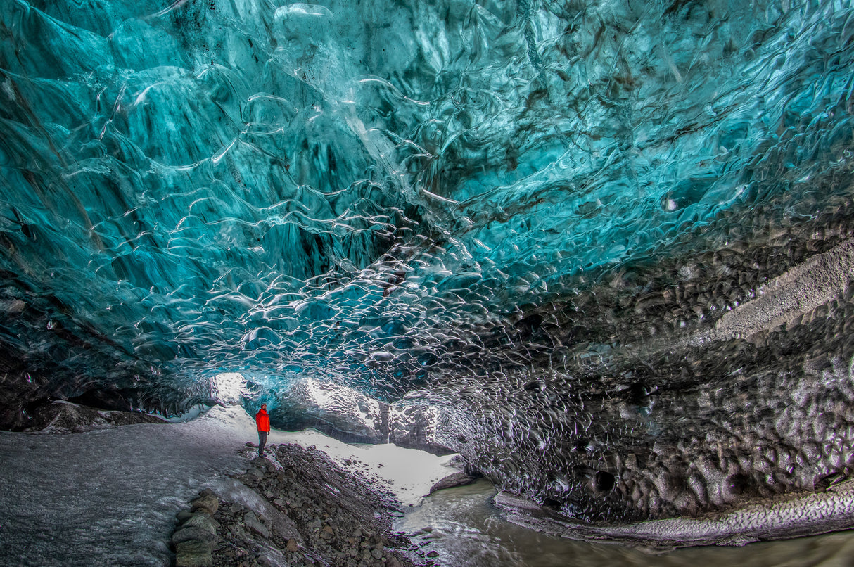 Glacier the Vatnajokull Poster och Canvastavla