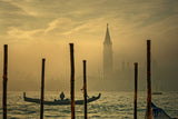 Gondola in the mist Poster och Canvastavla