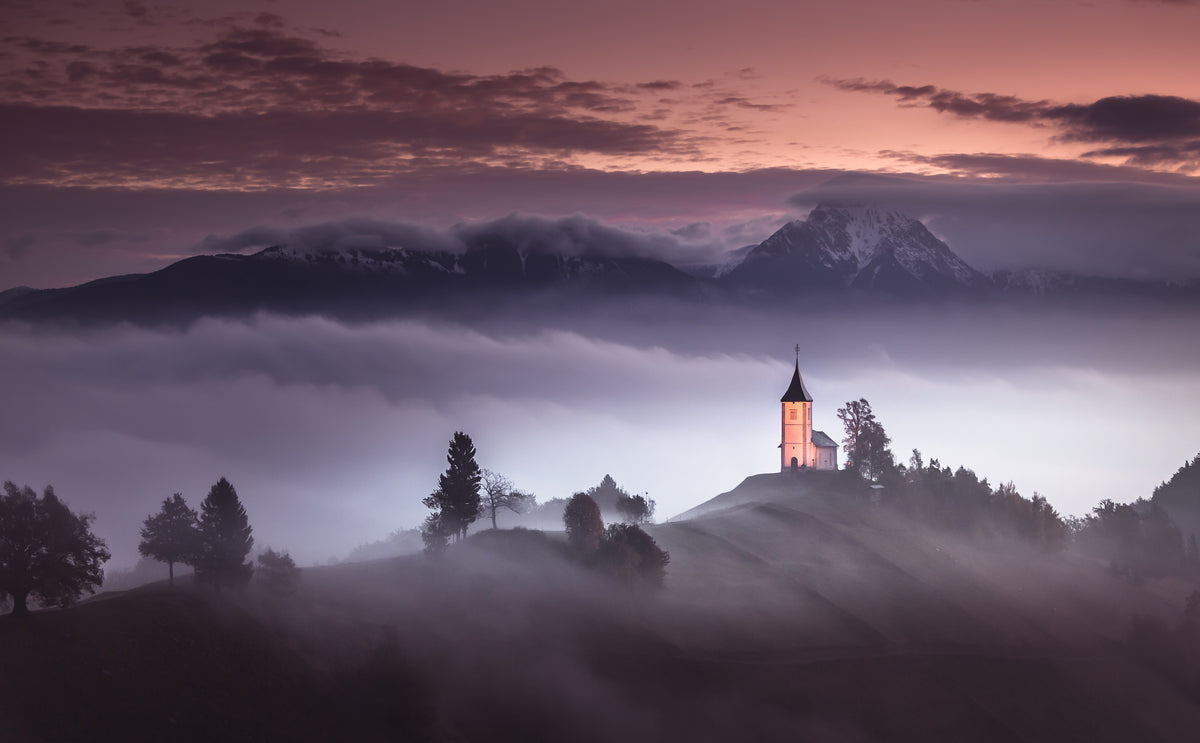 Misty morning Poster och Canvastavla