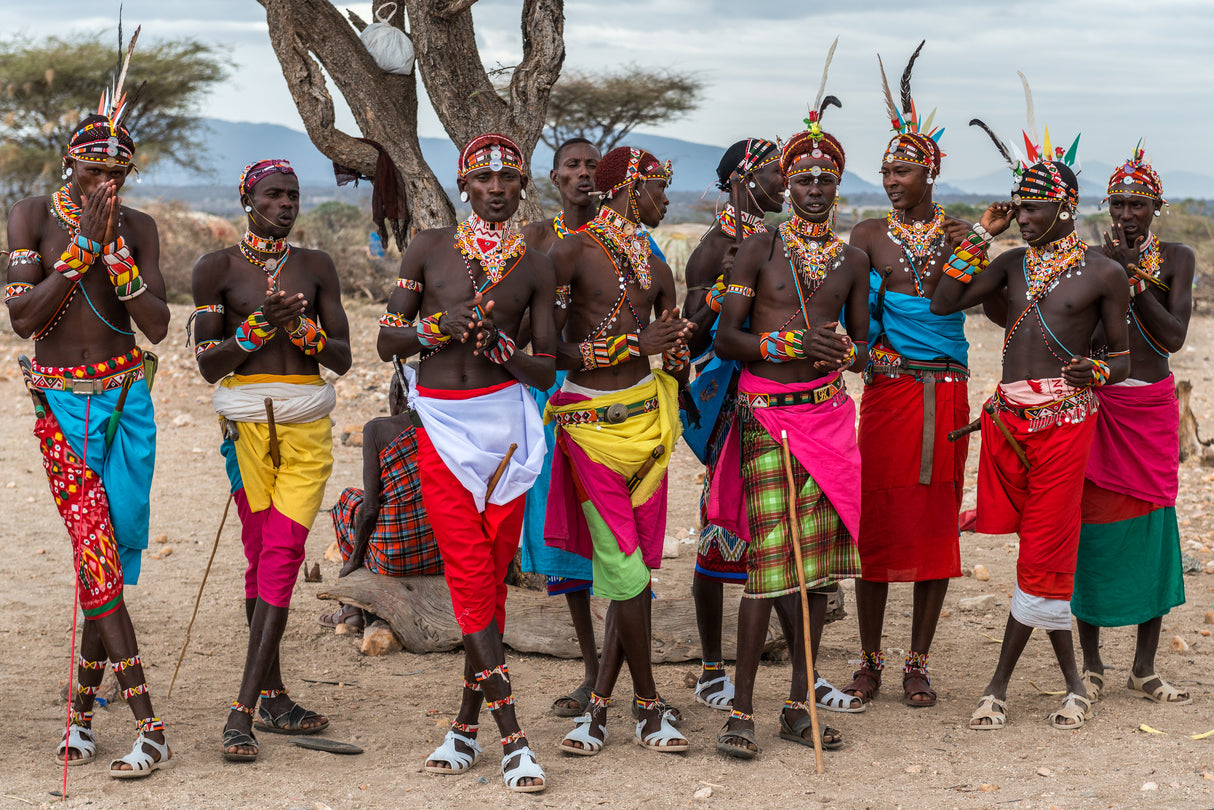 The Samburu boys Poster och Canvastavla