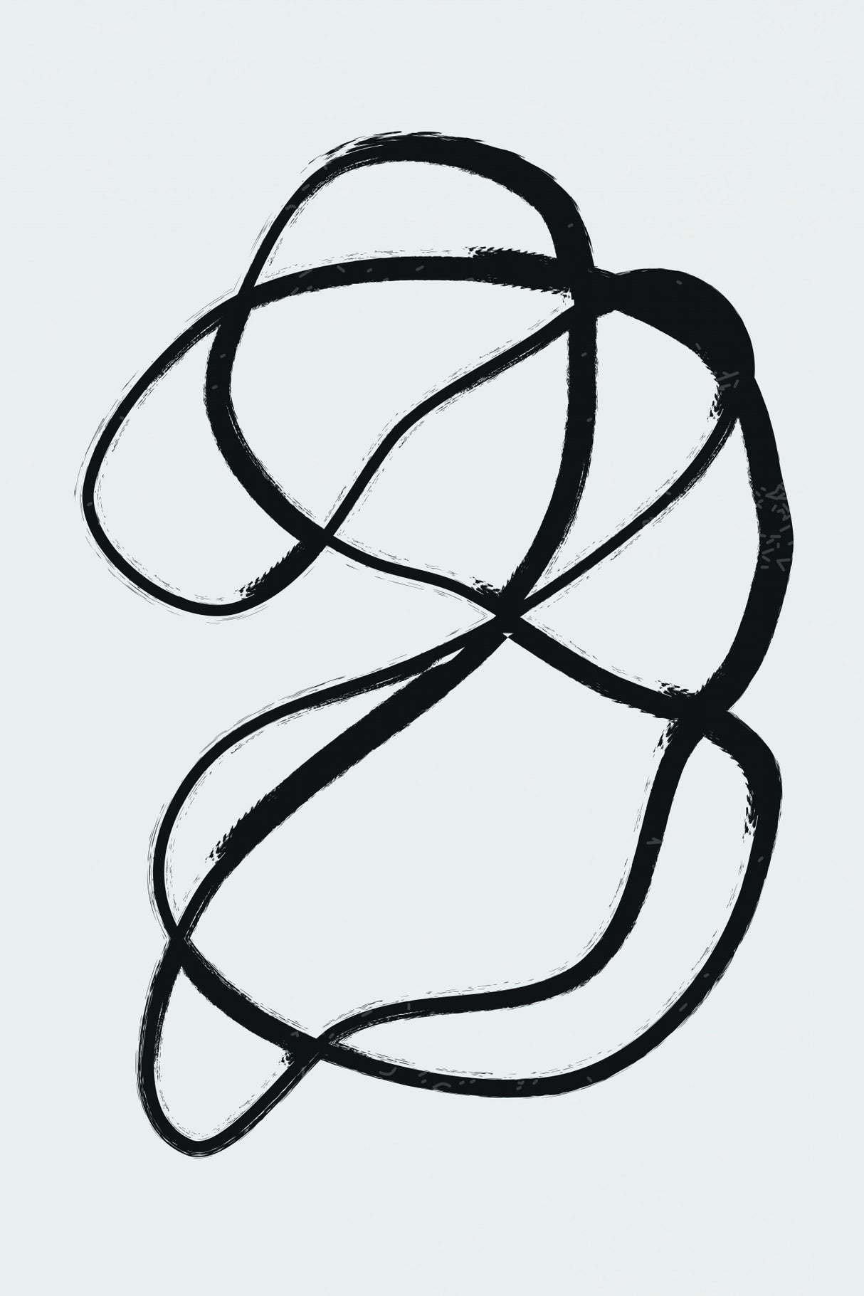 One Line Poster och Canvastavla