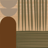 Fall Geometric Poster och Canvastavla