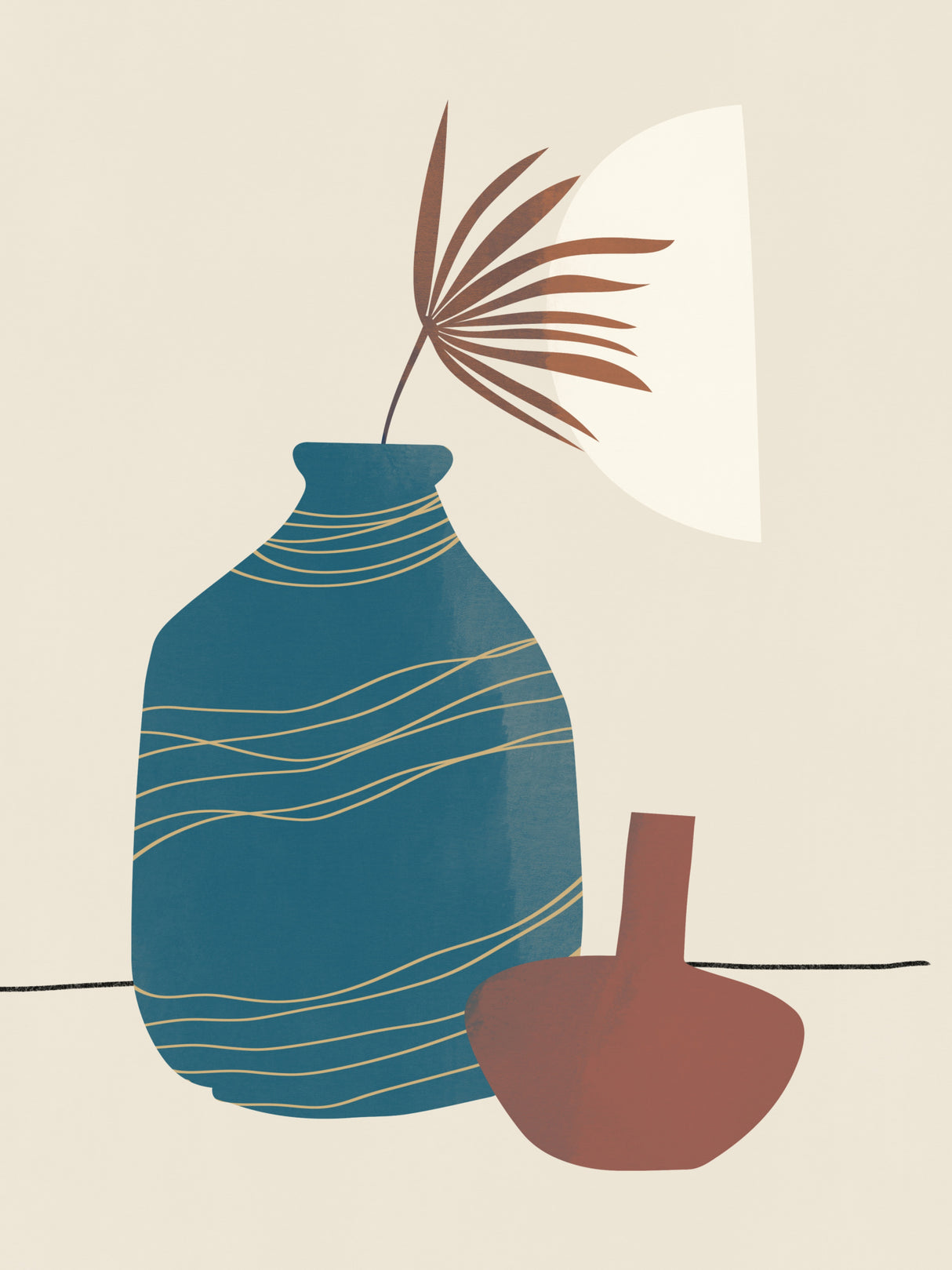 Still Life Sketch Study Poster och Canvastavla