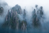 Clouds of Mount Sanqing Poster och Canvastavla
