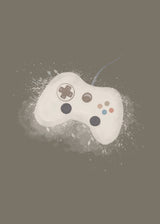 Gamer Splash Neutral Poster och Canvastavla