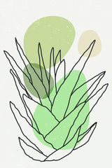Color Abstract Agave #2 Poster och Canvastavla
