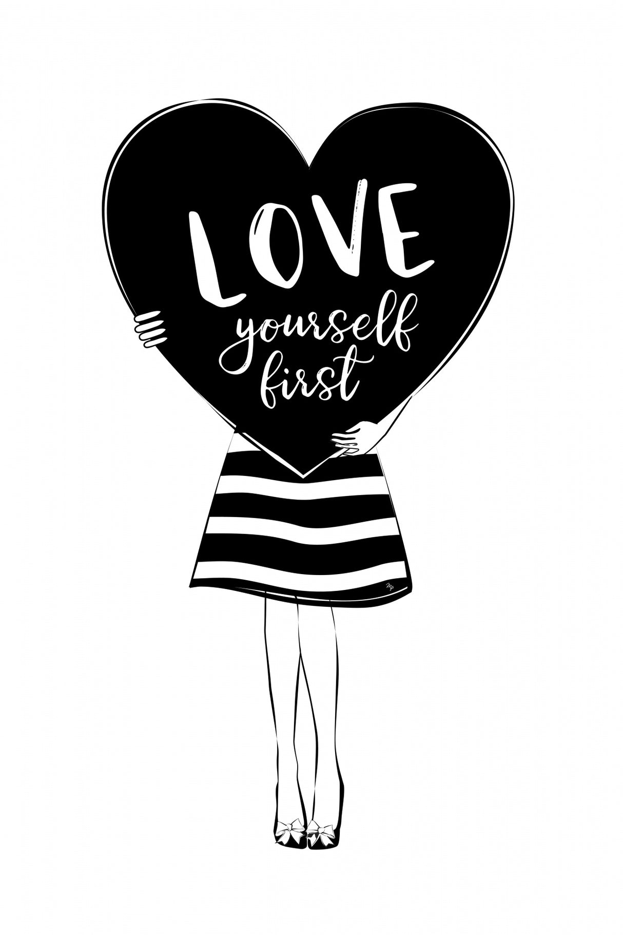 Love Yourself Poster och Canvastavla
