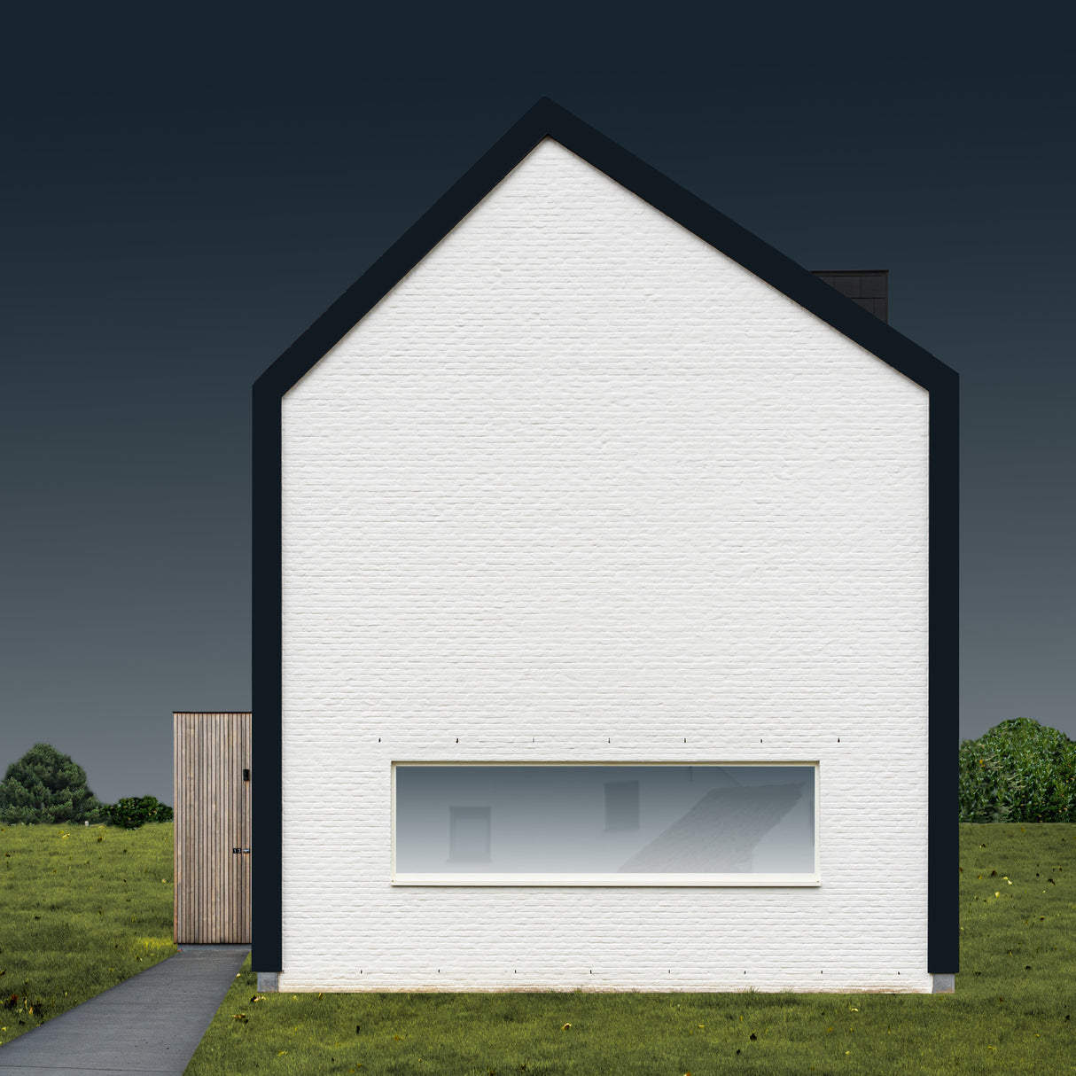 Minimalistic architecture Poster och Canvastavla
