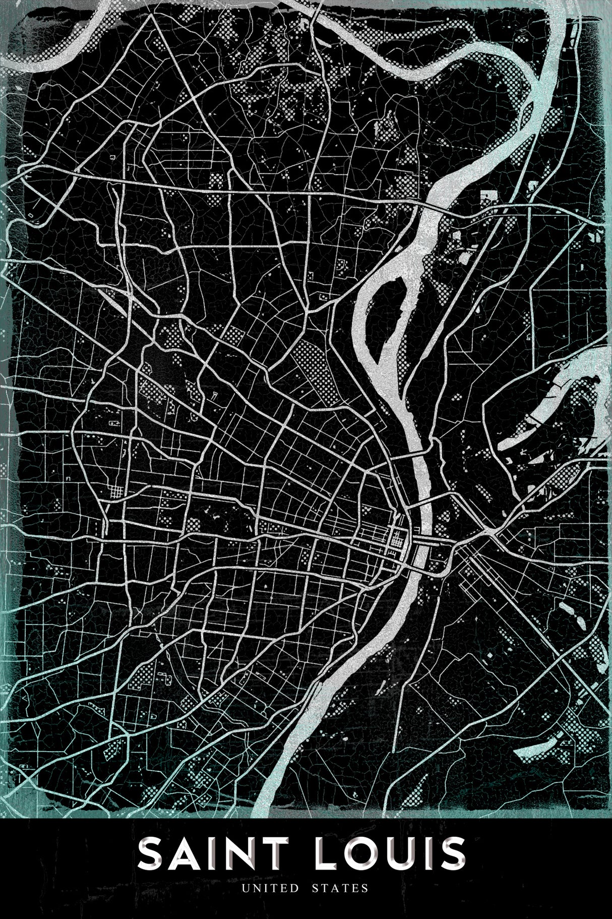 SAINT LOUIS Poster och Canvastavla
