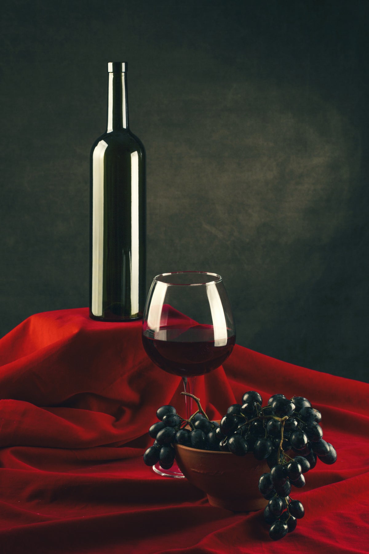 Still life with grapes Poster och Canvastavla
