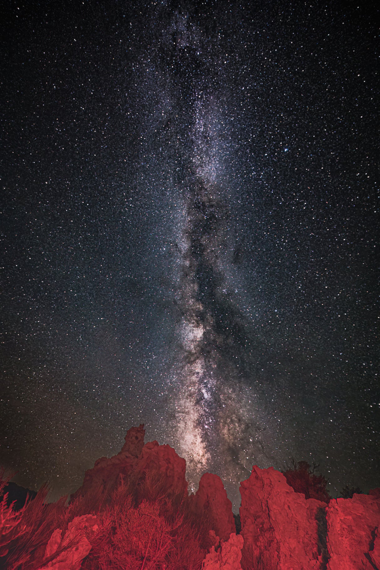 Galactic Eruption Poster och Canvastavla
