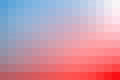 Lumen, Red, White and Blue Glow Poster och Canvastavla