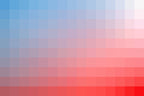 Lumen, Red, White and Blue Glow Poster och Canvastavla