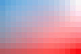 Lumen, Red, White and Blue Glow Poster och Canvastavla