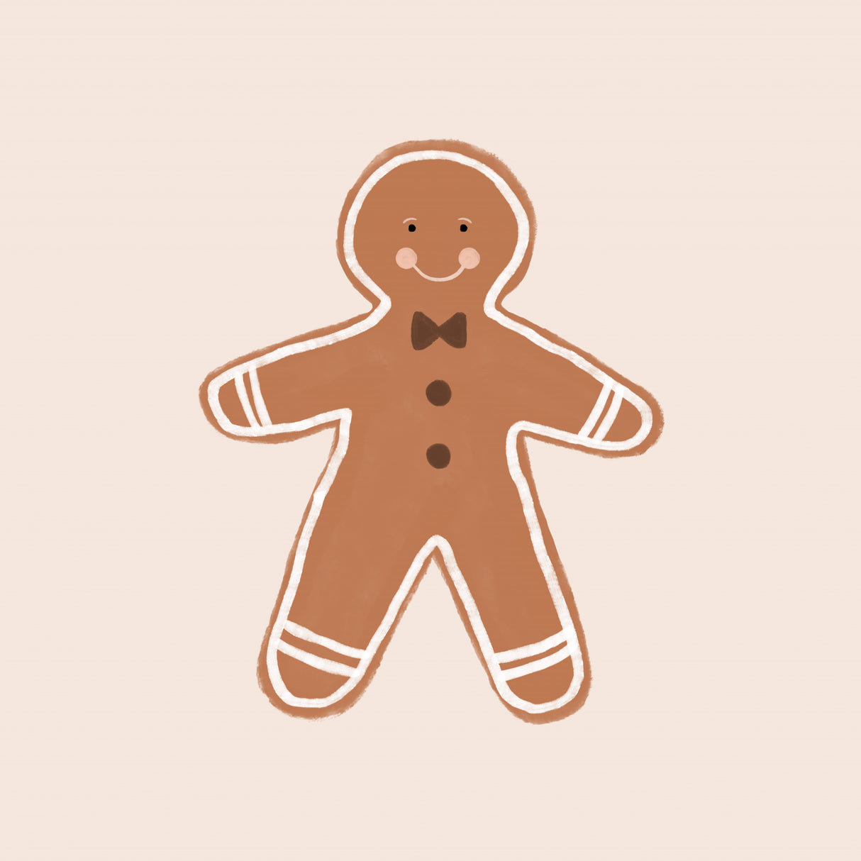 Gingerbread Man Poster och Canvastavla