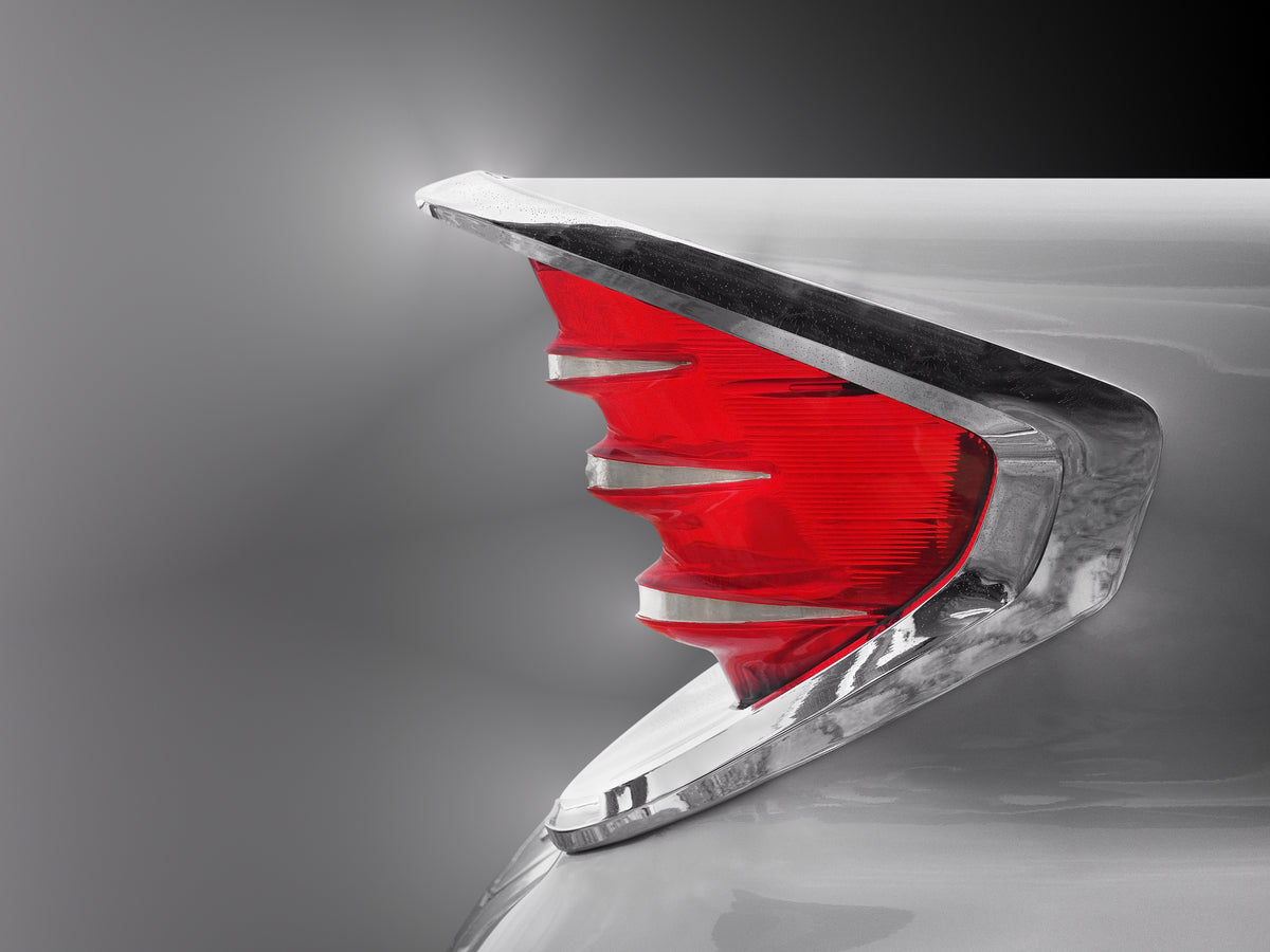 US classic car 1960 Fire flite tail fin abstract Poster och Canvastavla