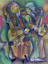Street Jazz Party Poster och Canvastavla