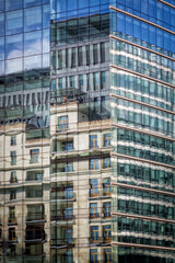 Reflected  facade Poster och Canvastavla