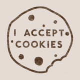 I Accept Cookies Poster och Canvastavla