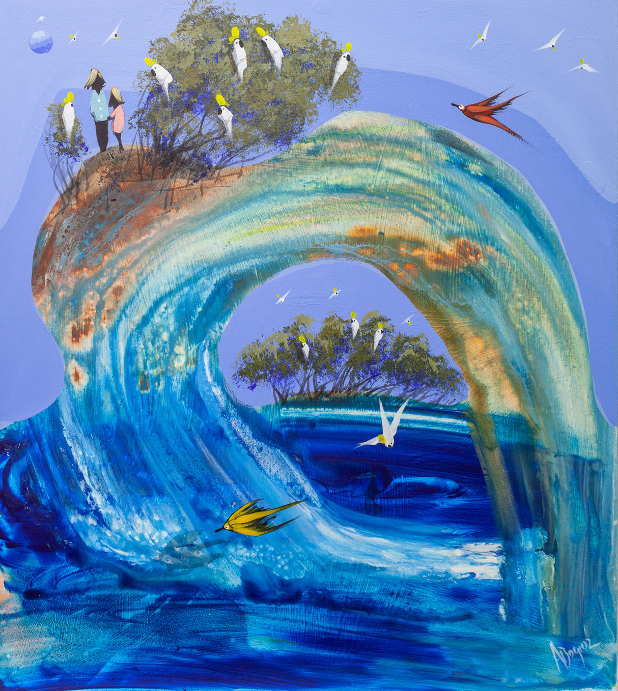 Flowing with you Poster och Canvastavla
