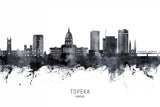 Topeka Wyoming Skyline Poster och Canvastavla