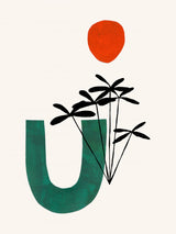 Green Leaves Poster och Canvastavla