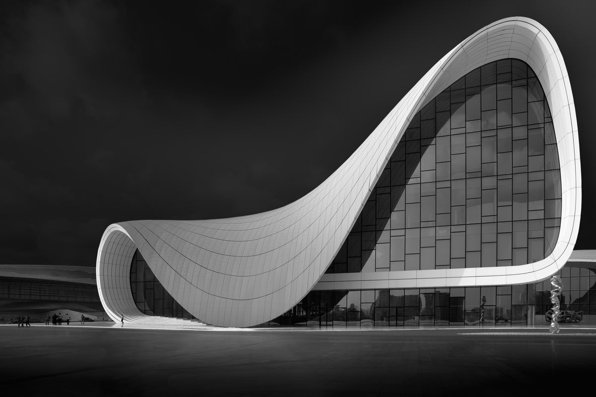 Curved lines Poster och Canvastavla