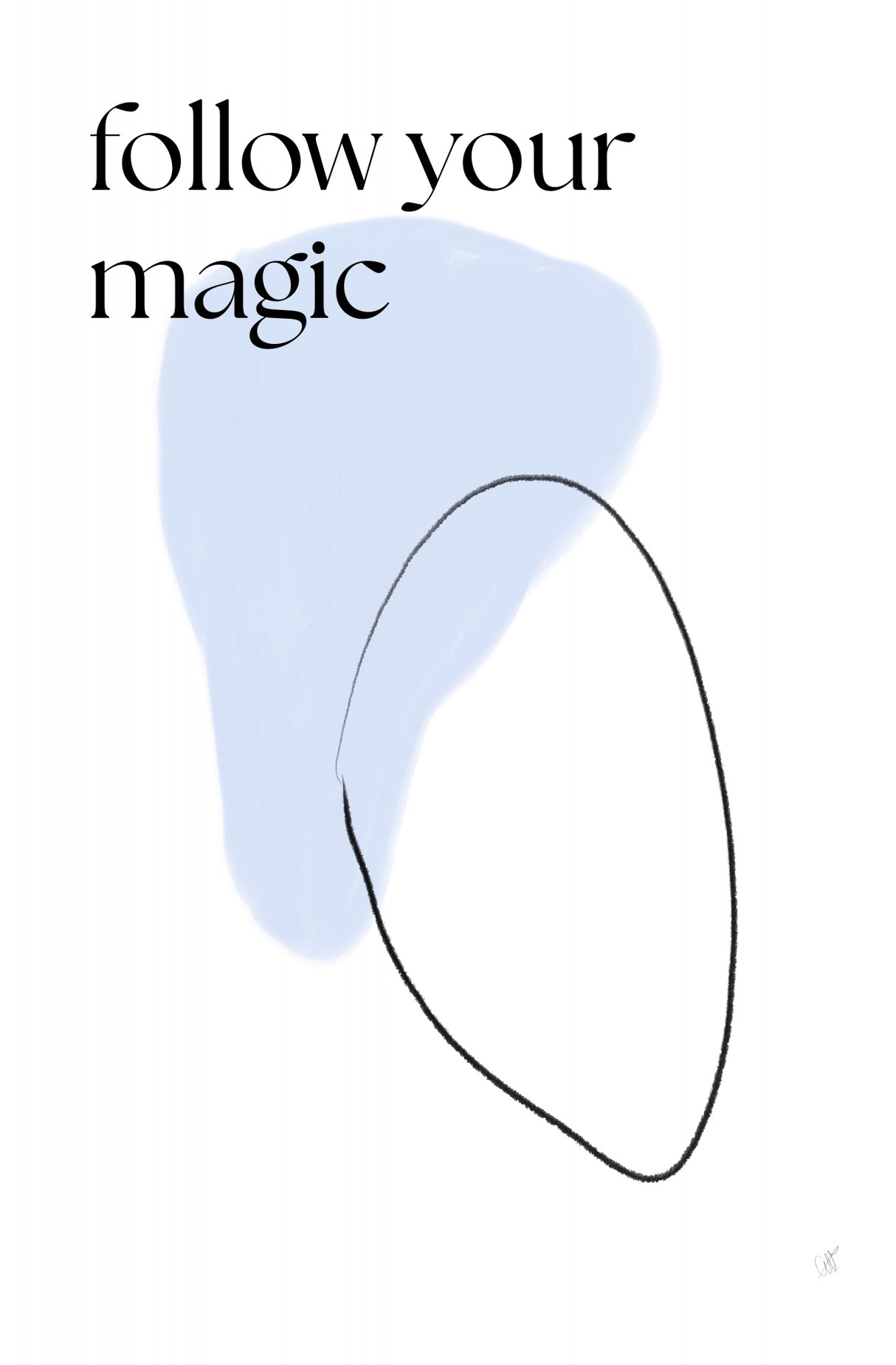 Follow your magic Poster och Canvastavla