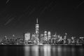 Manhattan Star Trail Poster och Canvastavla