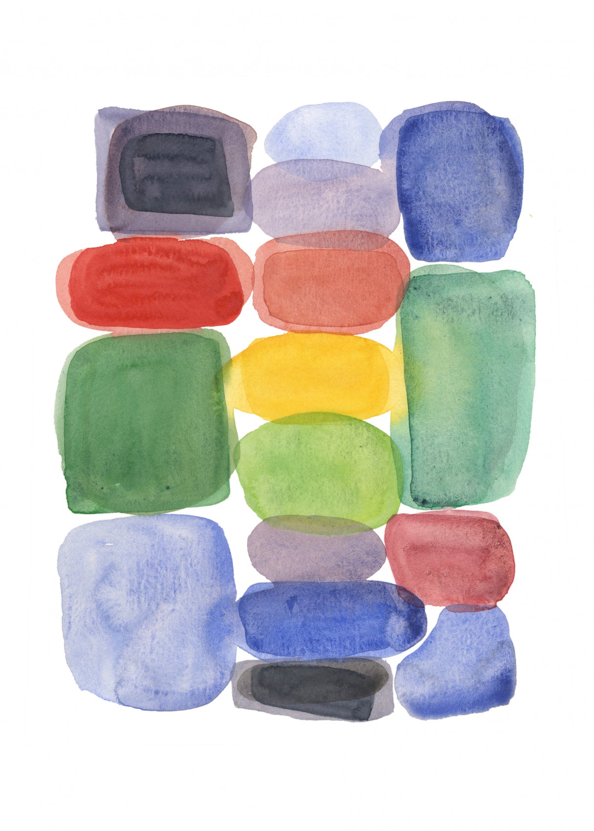 Color Blocks 2 Poster och Canvastavla