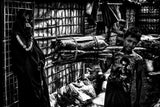 A scene of the life of the Rohingya refugees - Bangladesh Poster och Canvastavla