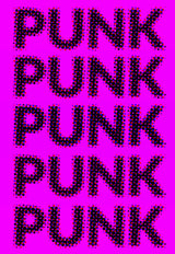Pink Punk Poster och Canvastavla