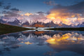 Mountains in Sichuan Poster och Canvastavla
