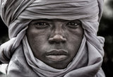 Peul man at the gerewol festival - Niger Poster och Canvastavla