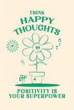 Happy Thoughts Poster och Canvastavla